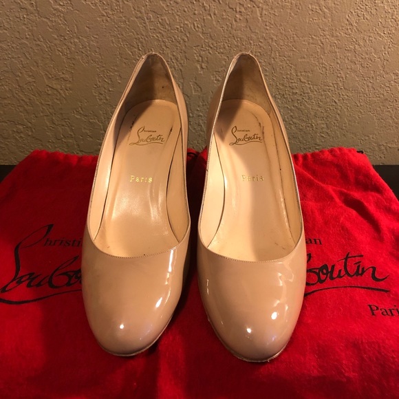 Christian Louboutins Round Toe Pump 75 mm - Picture 3 of 6